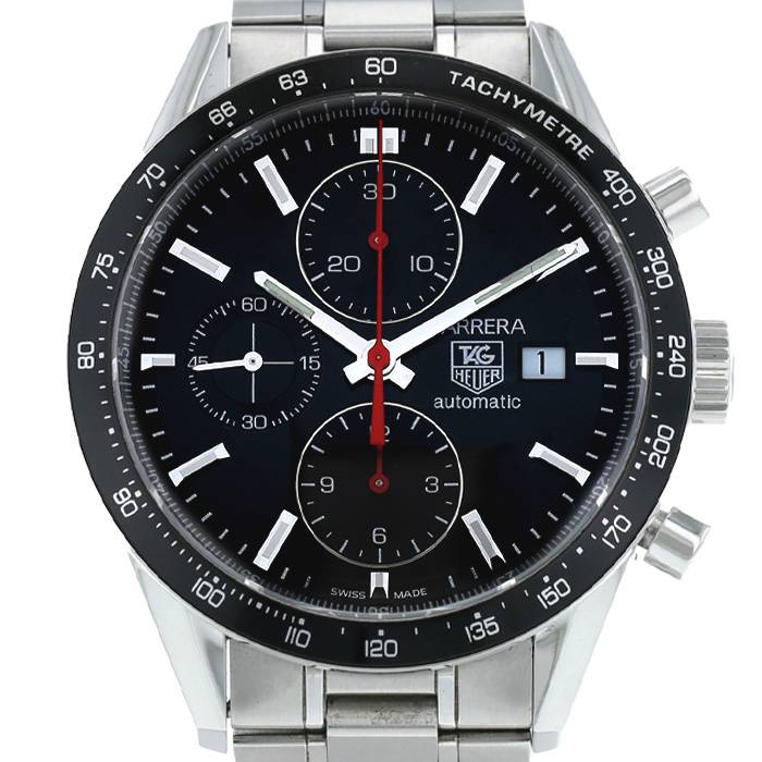 TAG Heuer Carrera Automatic Chronograph  in stainless steel Circa 2014 - 00pp