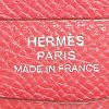 Portefeuille Hermès  Zippy grand modèle  en cuir epsom rouge Geranium - Detail D3 thumbnail