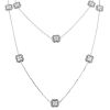 Mauboussin Chance Of Love long necklace in white gold and diamonds - 00pp thumbnail