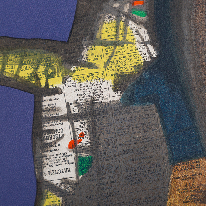 Maurice Estève, "Bank street", lithograph in colors on paper, signed and numbered, of 1967 - Detail D1