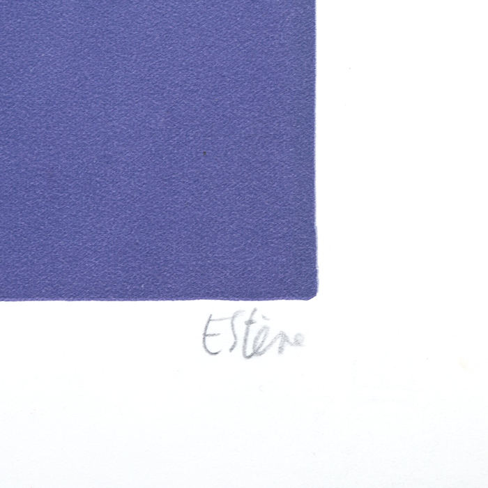 Maurice Estève, "Bank street", lithograph in colors on paper, signed and numbered, of 1967 - Detail D2