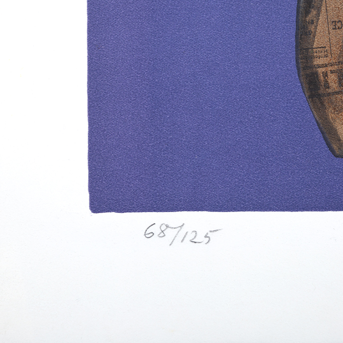 Maurice Estève, "Bank street", lithograph in colors on paper, signed and numbered, of 1967 - Detail D3