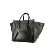 Celine  Phantom handbag  in black grained leather - 00pp thumbnail