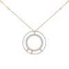 Messika Move Romane necklace in pink gold and diamonds - 00pp thumbnail
