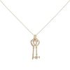 Tiffany & Co Clé Coeur necklace in yellow gold and pink gold - 00pp thumbnail