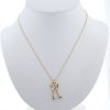 Tiffany & Co Clé Coeur necklace in yellow gold and pink gold - 360 thumbnail