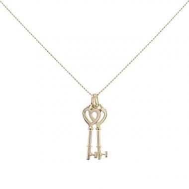 Collana Tiffany 
Co Clé Coeur in oro giallo e oro rosa