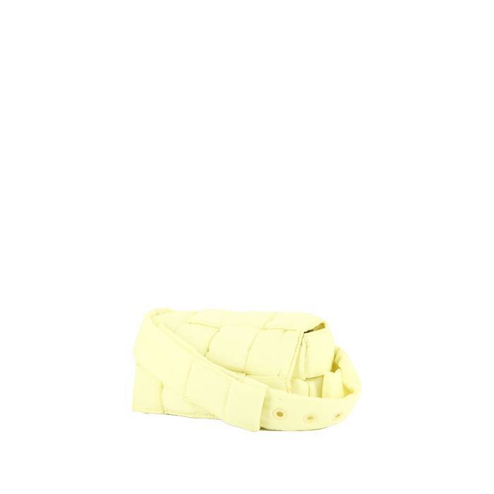Pochette-ceinture Bottega Veneta  Casette en toile blanche - 00pp