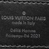 Bolsa de viaje Louis Vuitton  Keepall Editions Limitées en lona a cuadros negra y blanca - Detail D4 thumbnail