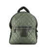 Chanel  Coco Cocoon backpack  in green quilted canvas  and black canvas - 360 thumbnail
