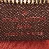 Sac à main Louis Vuitton   en toile damier ébène et cuir marron - Detail D3 thumbnail