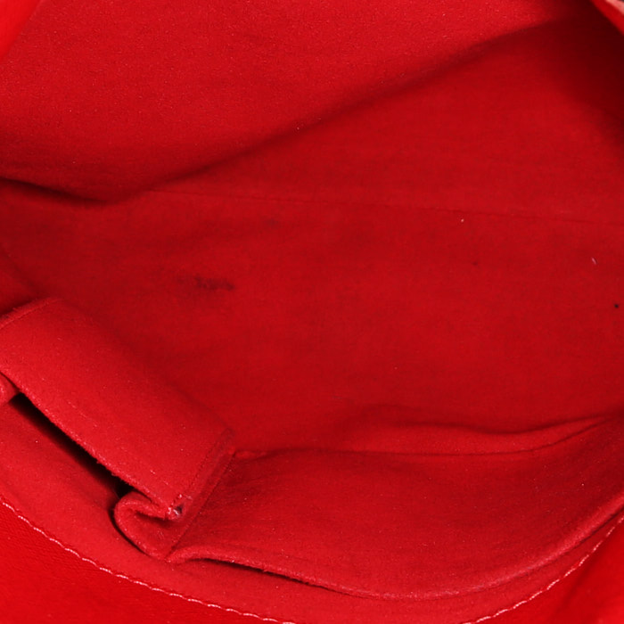 Bolso bandolera Louis Vuitton  Salsa en lona a cuadros ébano y cuero marrón - Detail D2