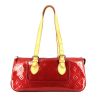 Sac à main Louis Vuitton   en cuir verni monogram rouge et cuir naturel - 360 thumbnail