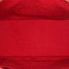 Sac à main Louis Vuitton   en cuir verni monogram rouge et cuir naturel - Detail D2 thumbnail