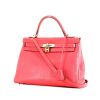 Hermès  Kelly 32 cm handbag  in pink togo leather - 00pp thumbnail
