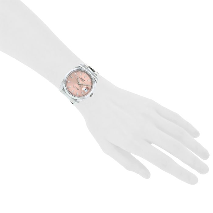 Montre Rolex Oyster Perpetual Date en acier Ref: 115200  Vers 2019 - Detail D1