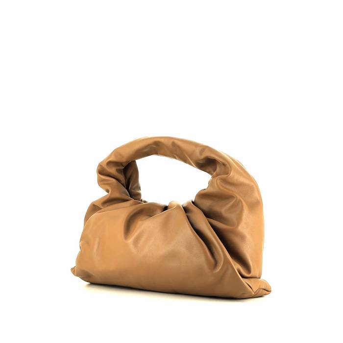 Bolso de mano Bottega Veneta  Shoulder Pouch en cuero marrón - 00pp