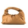 Bottega Veneta  Shoulder Pouch handbag  in brown leather - 360 thumbnail
