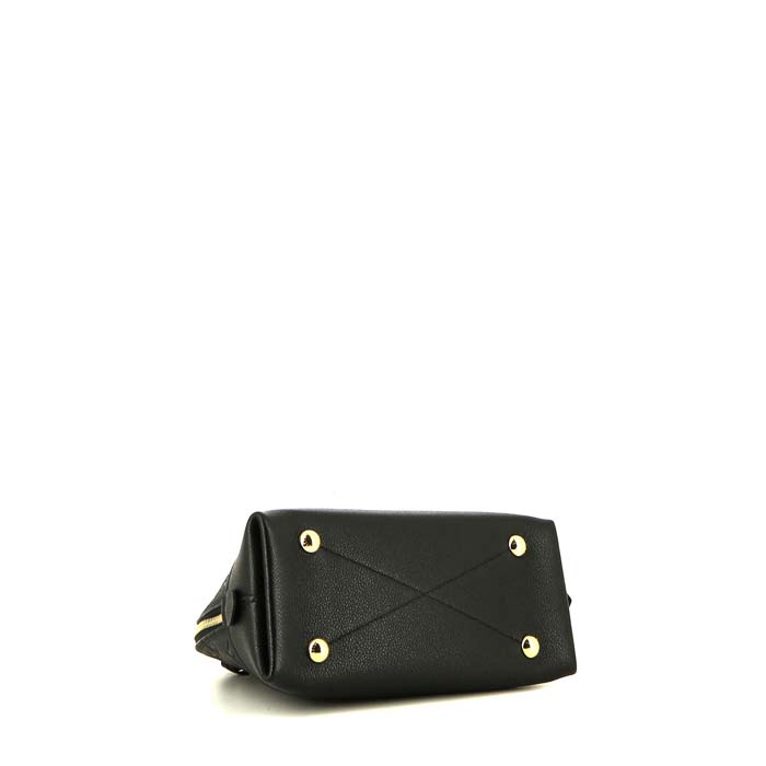 Borsa a tracolla Louis Vuitton  Alma BB in pelle monogram con stampa nera - Detail D5