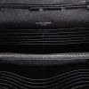 Saint Laurent  Wallet on Chain shoulder bag  in black grained leather - Detail D2 thumbnail