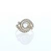 Vintage  ring in platinium, yellow gold and diamonds - 360 thumbnail