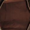 Borsa da viaggio Louis Vuitton  Keepall 50 in tela monogram marrone e pelle naturale - Detail D2 thumbnail