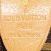Borsa da viaggio Louis Vuitton  Keepall 50 in tela monogram marrone e pelle naturale - Detail D3 thumbnail