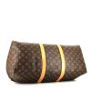Bolsa de viaje Louis Vuitton  Keepall 50 en lona Monogram marrón y cuero natural - Detail D4 thumbnail