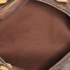 Bolso de mano Louis Vuitton  Speedy 30 en lona Monogram marrón y cuero natural - Detail D2 thumbnail
