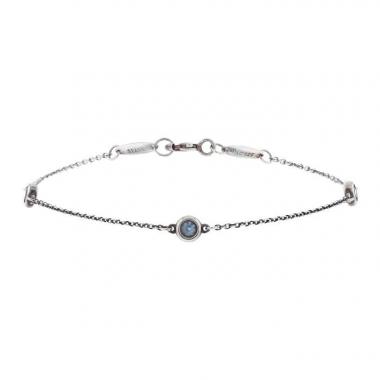 Brazalete Tiffany & Co Color by The Yard de plata y tanzanitas