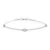 Tiffany & Co Diamonds By The Yard bracelet in silver and diamonds - 00pp thumbnail