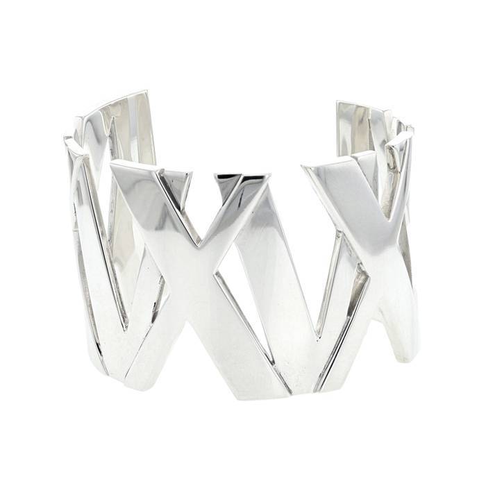 Tiffany & Co Atlas cuff bracelet in silver - 00pp