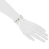 Tiffany & Co Atlas cuff bracelet in silver - Detail D1 thumbnail