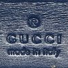 Bolso bandolera Gucci  Rajah en cuero azul marino - Detail D4 thumbnail