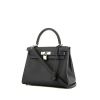 Hermès  Kelly 28 cm handbag  in Bleu Nuit Evercolor leather - 00pp thumbnail
