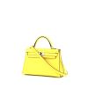 Hermès  Kelly 20 cm handbag  in yellow epsom leather - 00pp thumbnail