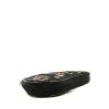 Bolso de mano Dior  Saddle en tela bordada negra - Detail D4 thumbnail