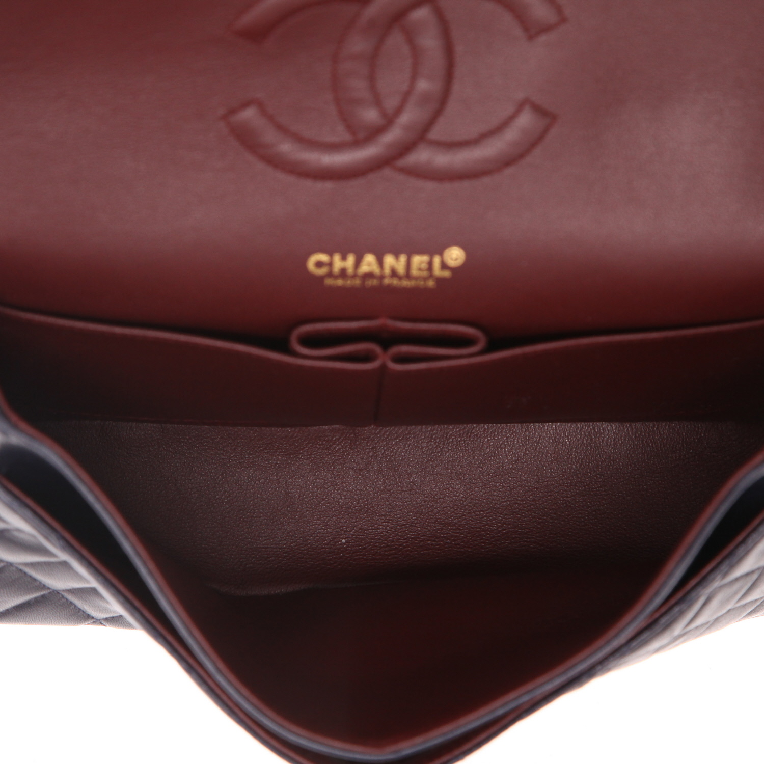Borsa Chanel  Timeless Classic in pelle trapuntata blu marino - Detail D3