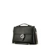 Gucci  Interlocking G shoulder bag  in black grained leather - 00pp thumbnail