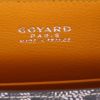Goyard  Saigon shoulder bag  in grey Goyard canvas  and grey leather - Detail D2 thumbnail