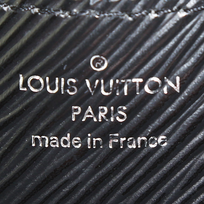 Sac bandoulière Louis Vuitton  Twist grand modèle  en cuir épi noir - Detail D4