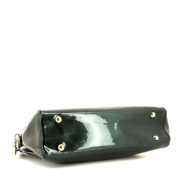 Bolso de mano Louis Vuitton  Melrose Avenue en charol verde - Detail D4