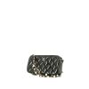 Chanel   shoulder bag  in black patent quilted leather - 00pp thumbnail