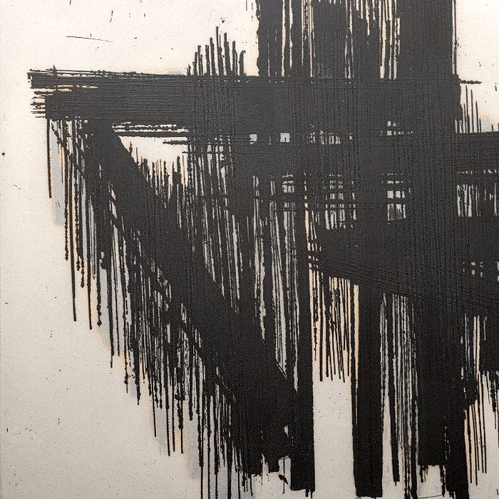 Pierre Soulages (1919-2022), Eau-forte VI - 1957 - Detail D1