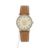 Reloj Hermès Sellier de acero y oro chapado Circa 1993 - 360 thumbnail