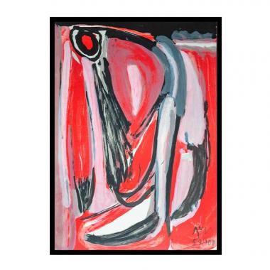 Bram van Velde, "Éclatement", lithographie en couleurs sur papier, signée et numérotée, de 1978