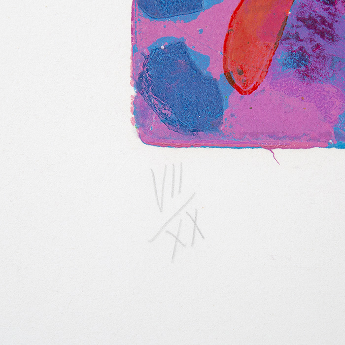 André Lanskoy, Sans titre, lithographie en couleurs sur papier, signée et numérotée, de 1975 - Detail D3