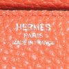 Hermès  Birkin 25 cm handbag  in orange Capucine togo leather - Detail D3 thumbnail