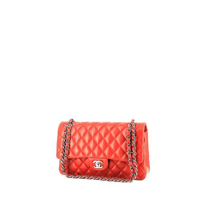 Chanel  Timeless handbag  in red quilted leather - 00pp