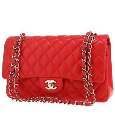 Borsa Chanel  Timeless Classic in pelle trapuntata rossa